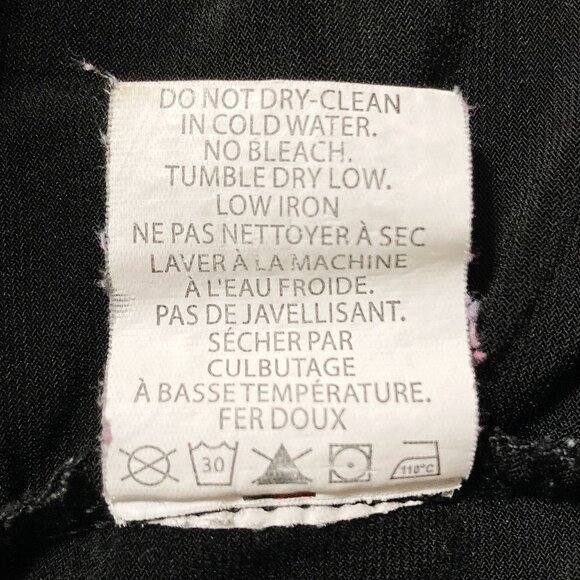 TOWN & COUNTRY Black cowl neck short-sleeve top ~ Stretchy MEDIUM LARGE shirt - Picture 13 of 13